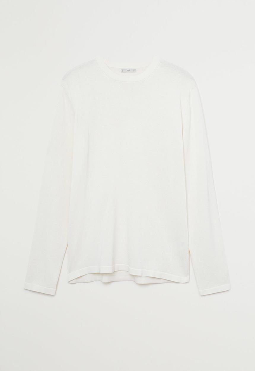 MANGO - Avena sweater - white