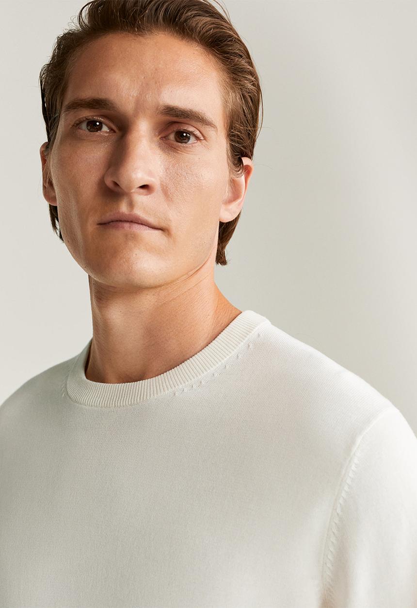 MANGO - Avena sweater - white