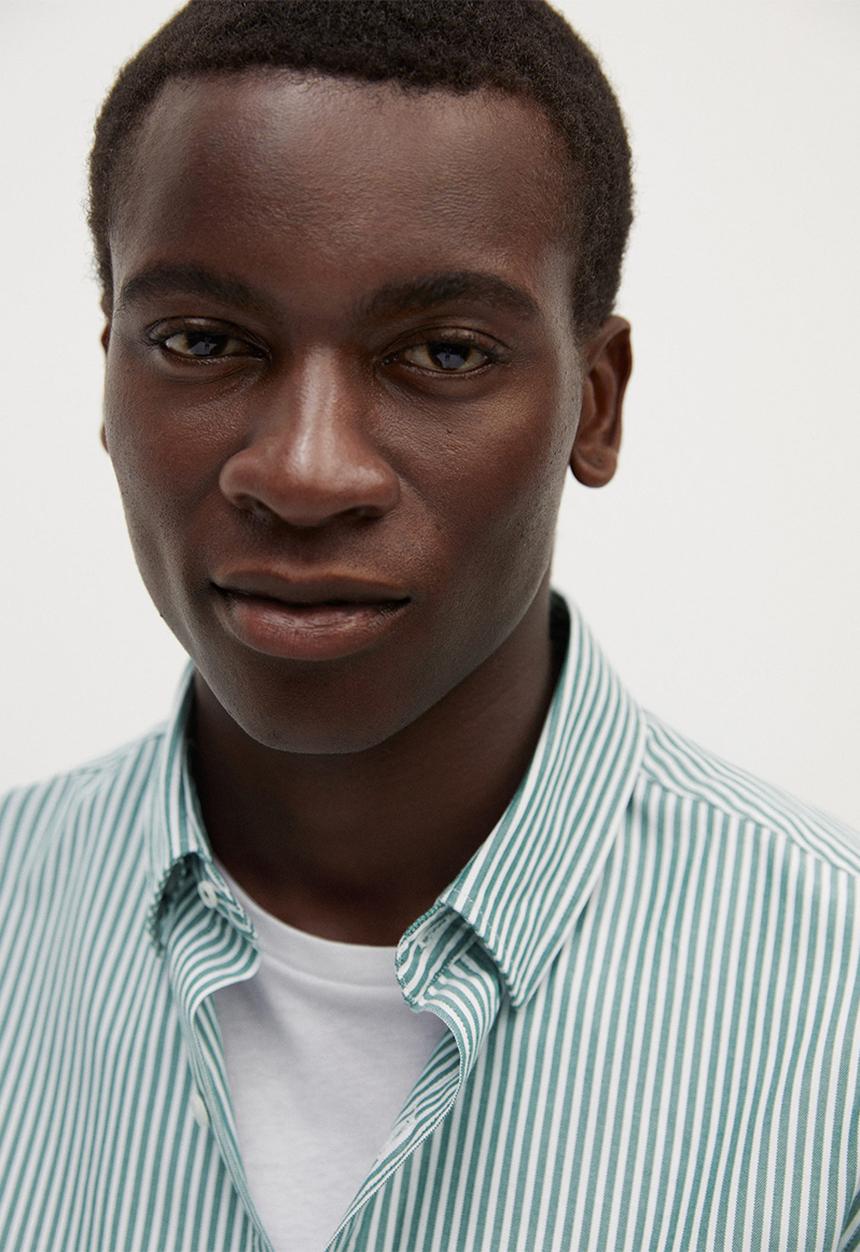 MANGO - Kodak shirt - green & white 