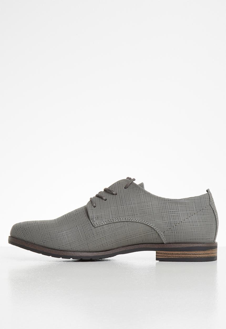 Miss Black - Alpha 4 brogue - grey