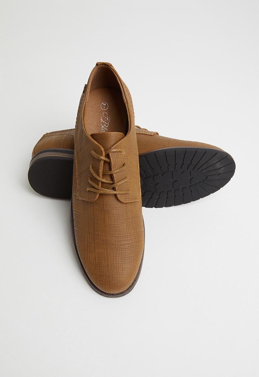 Miss Black - Alpha 4 brogue - tan
