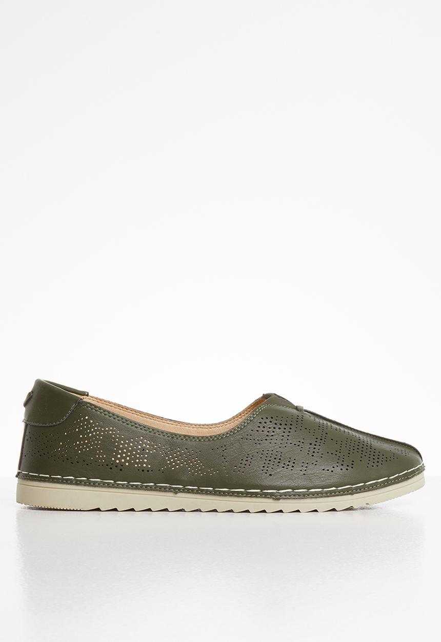 Butterfly Feet - Sandy slip on - green