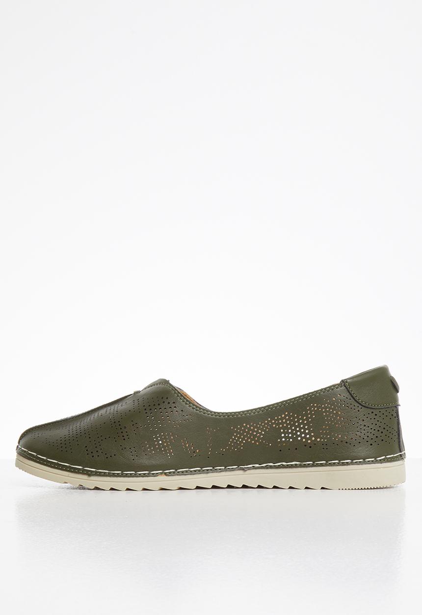 Butterfly Feet - Sandy slip on - green