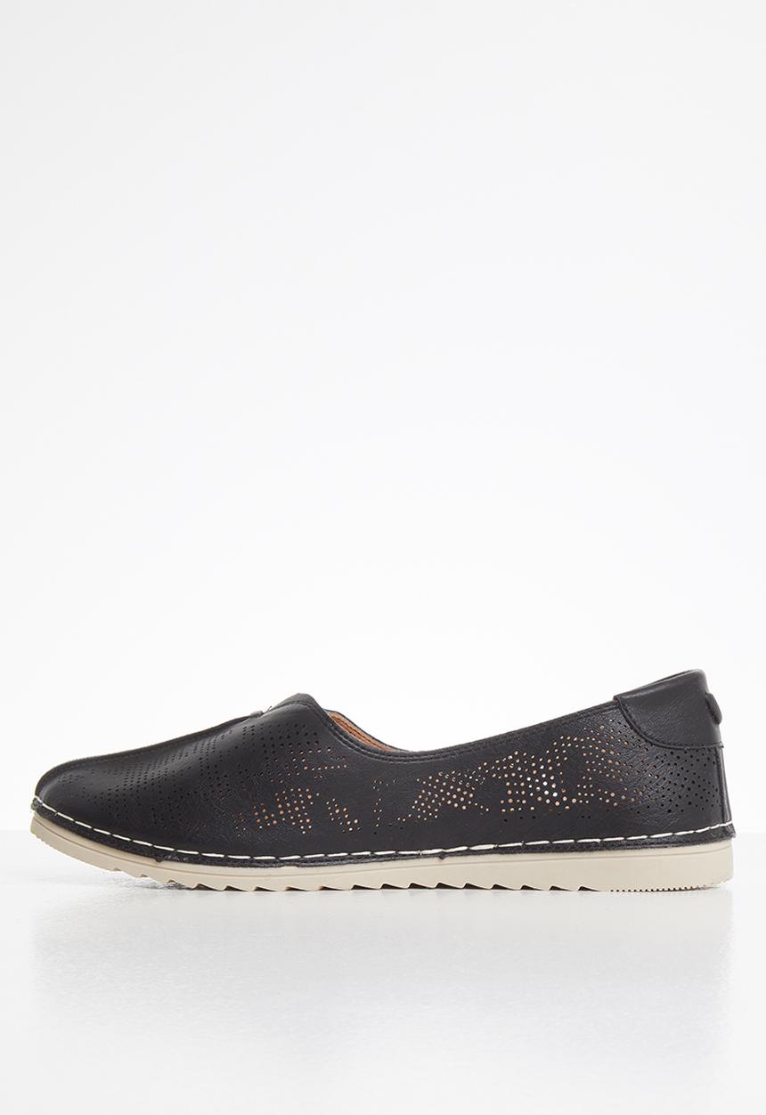 Butterfly Feet - Sandy slip on - black