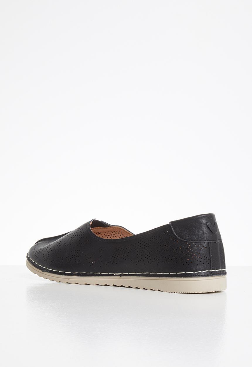 Butterfly Feet - Sandy slip on - black