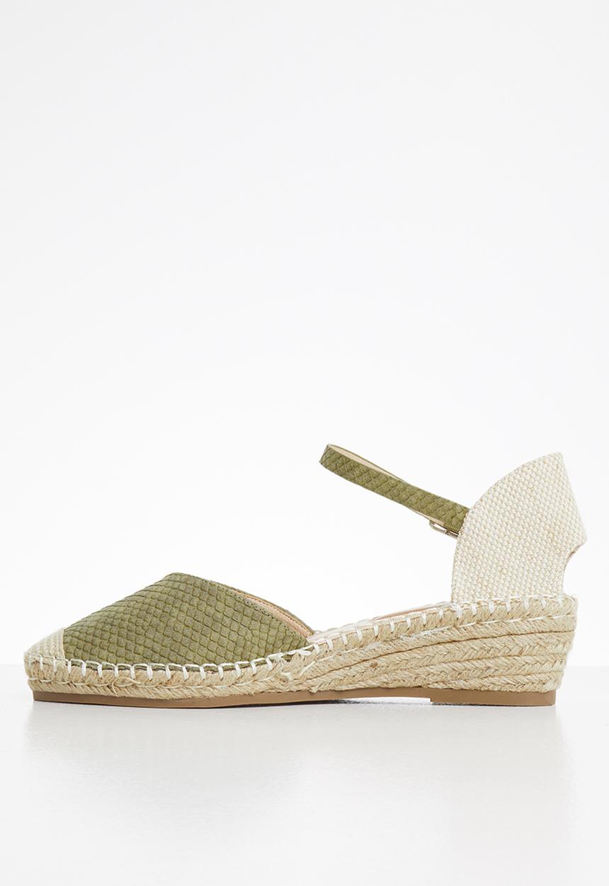 Butterfly Feet - Fin wedge heel - green