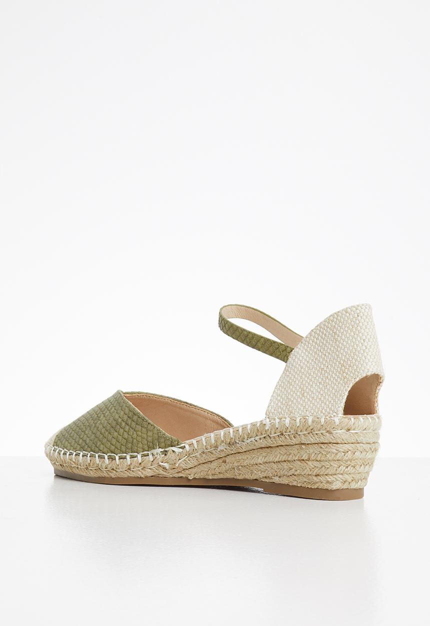 Butterfly Feet - Fin wedge heel - green