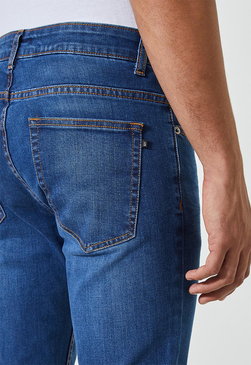 Superbalist - Seattle skinny jeans - mid washed blue