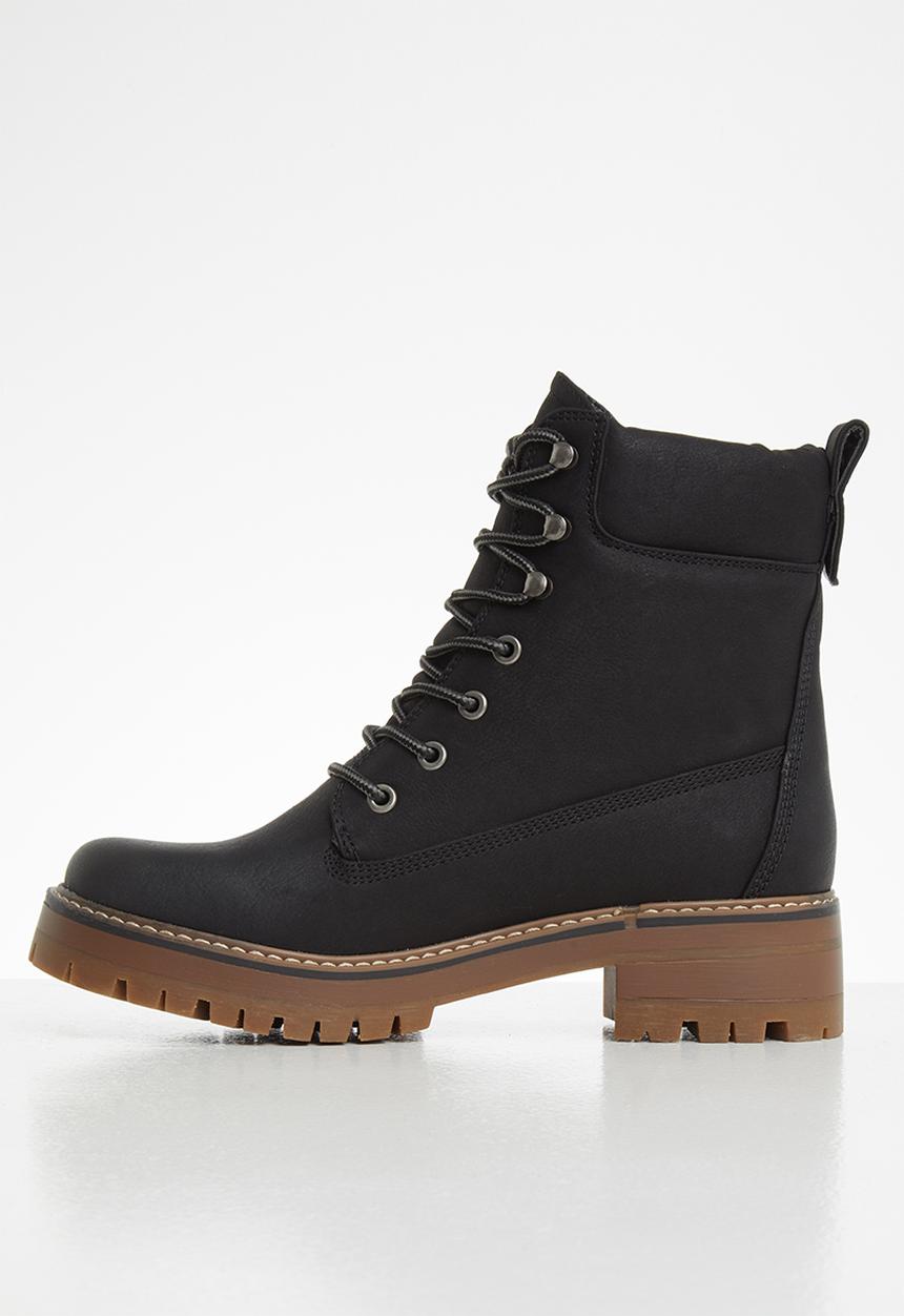 Miss Black - Fox 2 combat boot - black