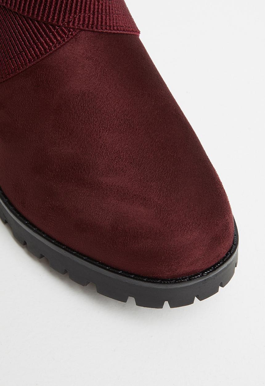 Butterfly Feet - Esther ankle boot - burgundy