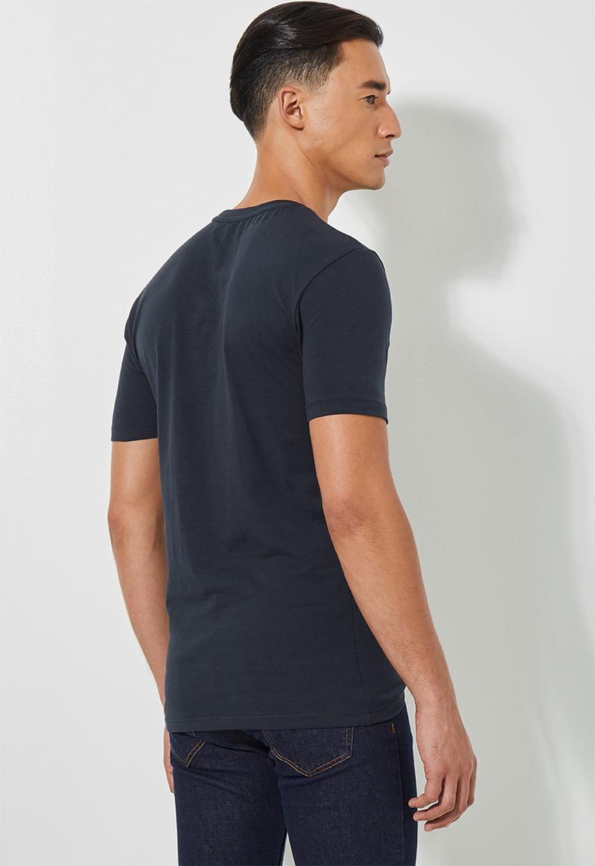 Superbalist - Brando muscle fit crew neck tee - dark navy 