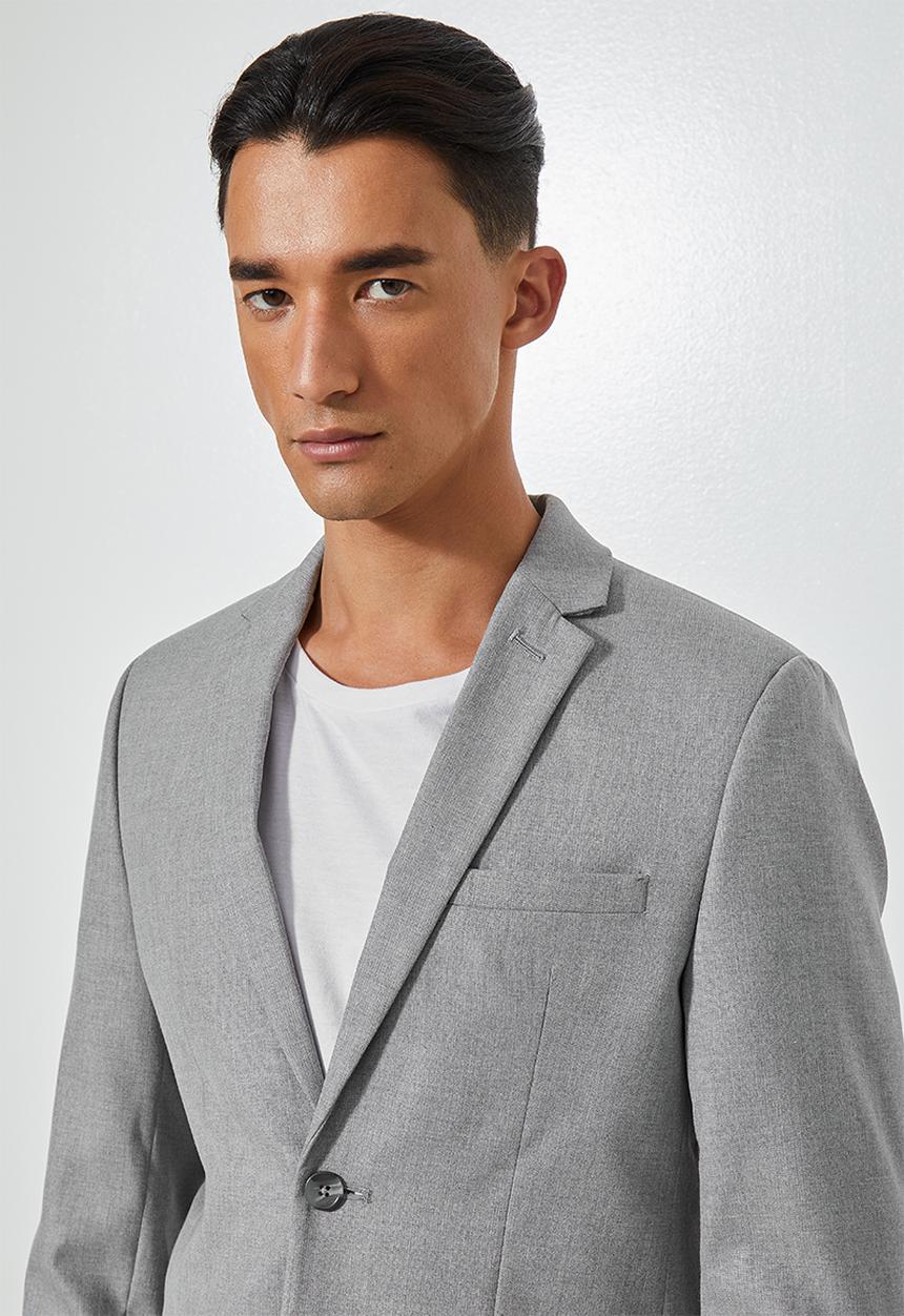 Superbalist - Regent slim fit blazer - grey