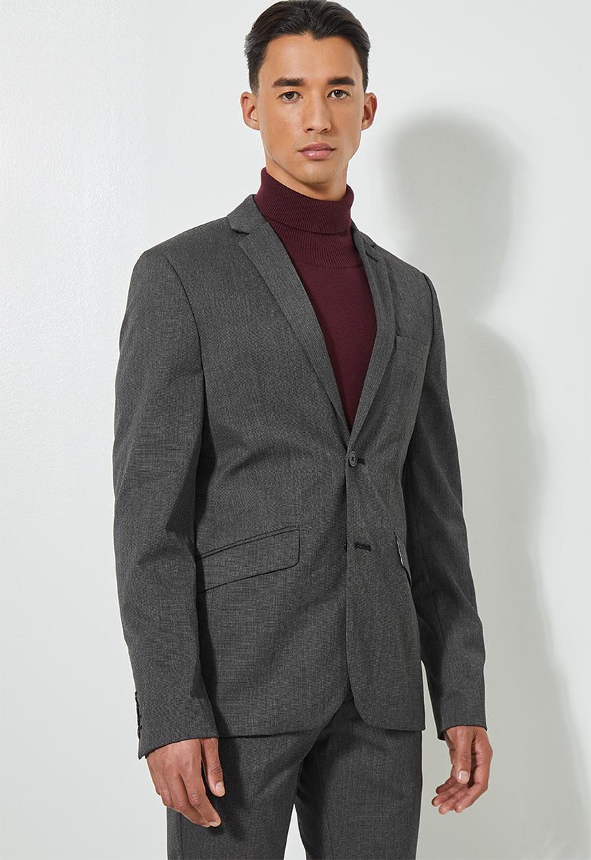 Superbalist - Regent slim fit blazer - grey
