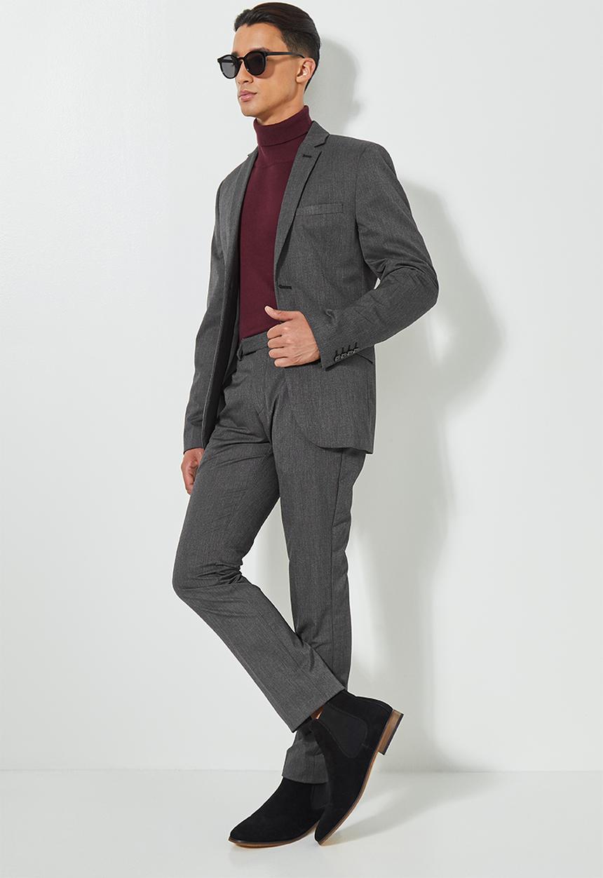 Superbalist - Regent slim fit blazer - grey
