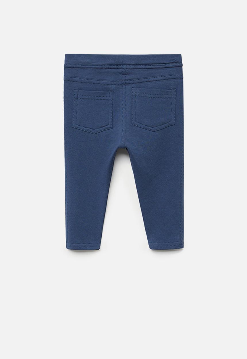 MANGO - Terry leggings - navy