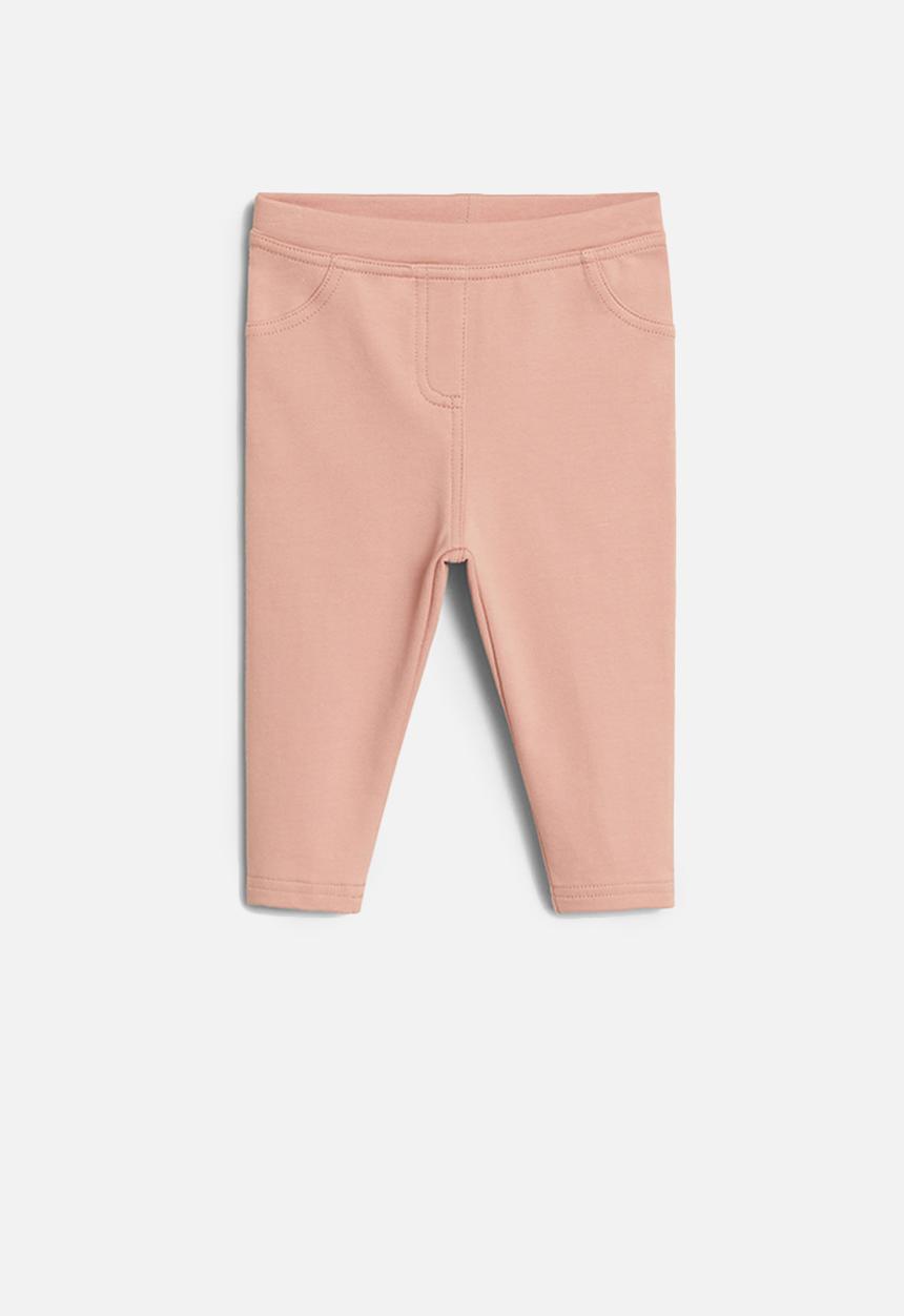 MANGO - Terry leggings - pink