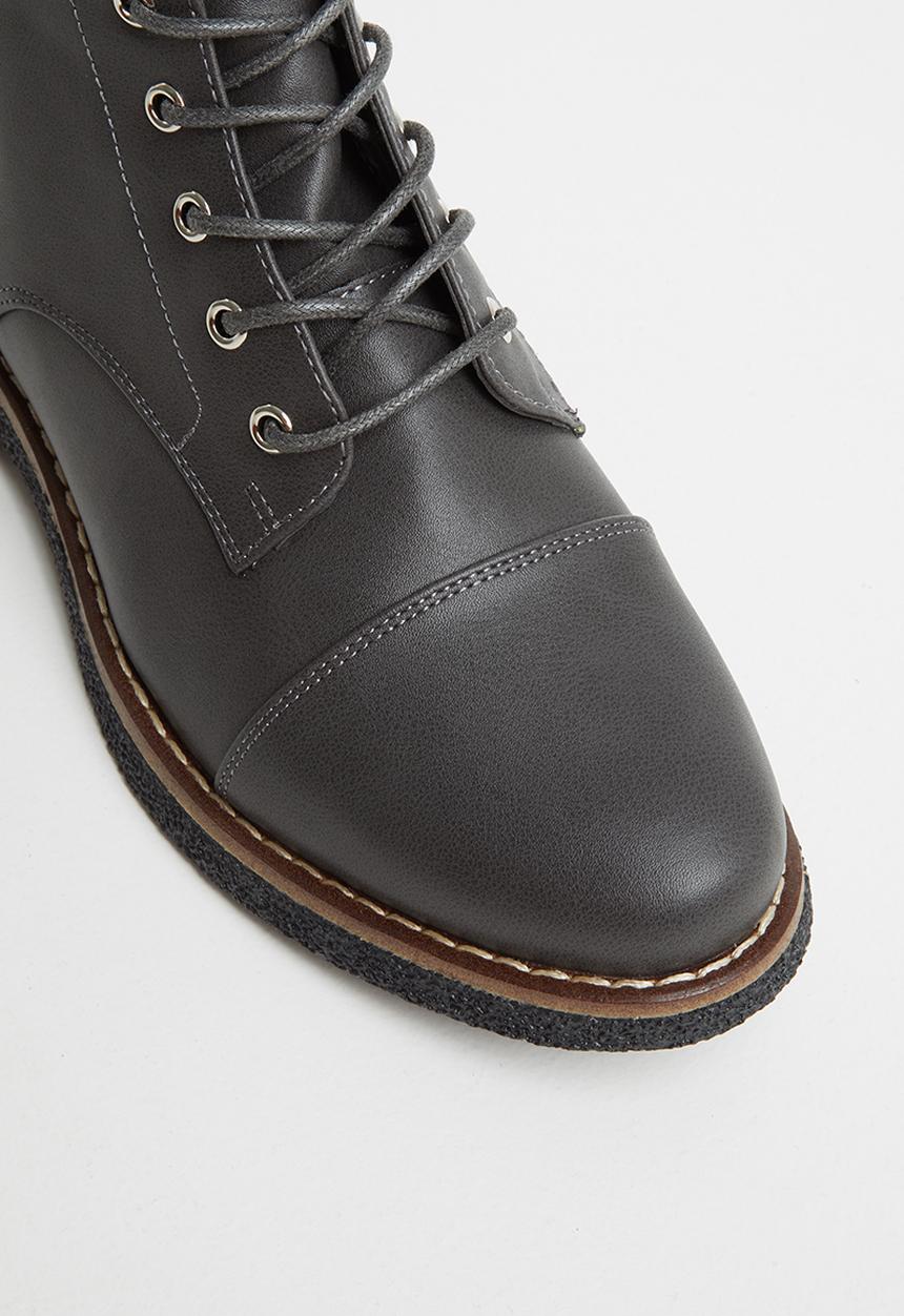 Butterfly Feet - Denny combat boot - grey