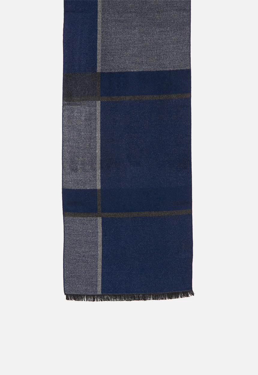 Superbalist - Colourblock scarf - navy & grey