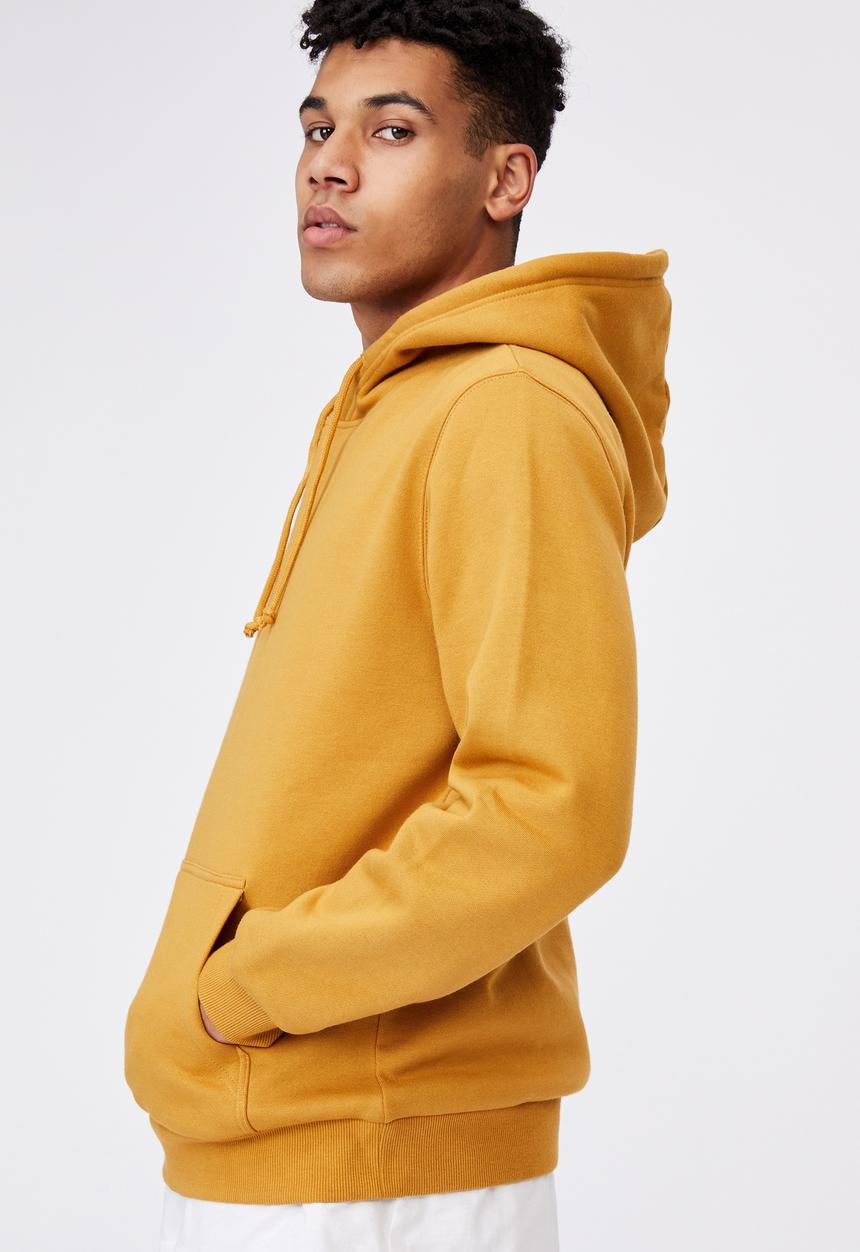 Factorie - Basic hoodie - yellow 