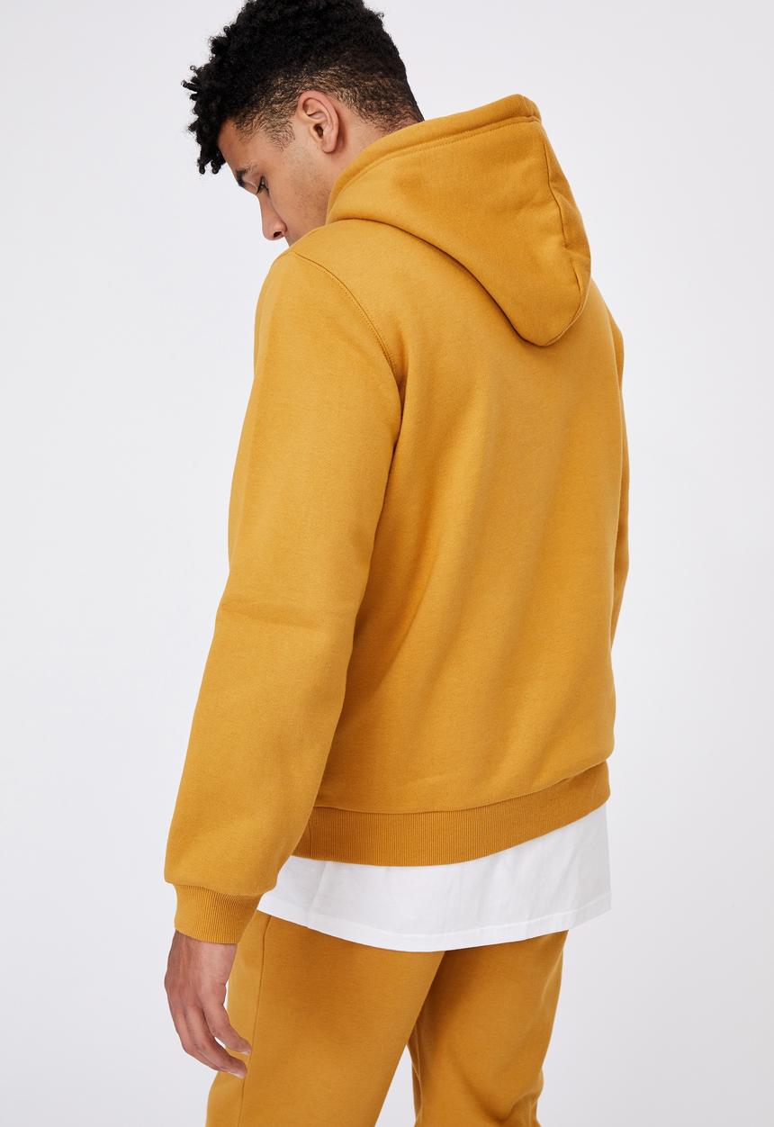 Factorie - Basic hoodie - yellow 
