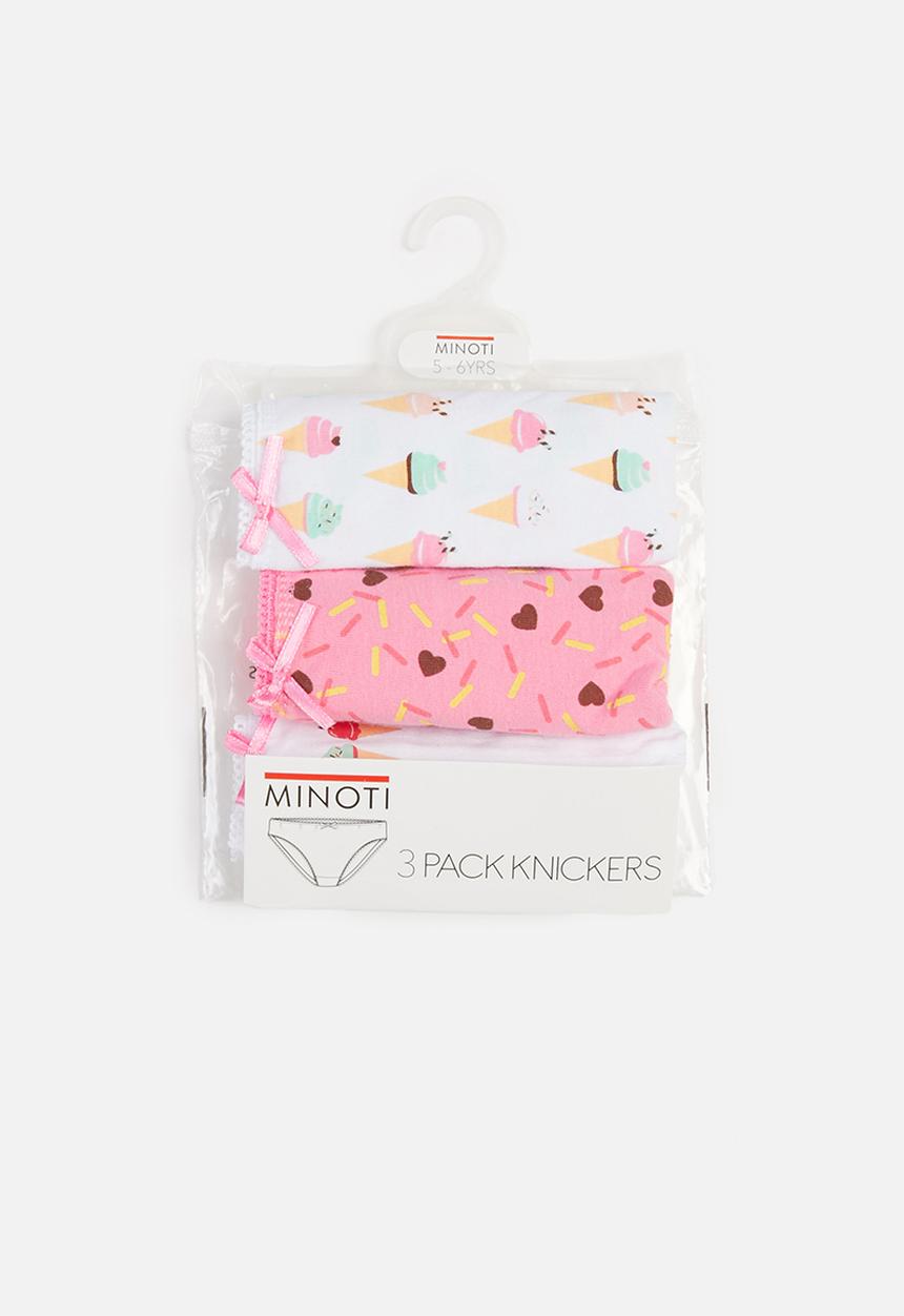 MINOTI - Girls 3-pack undies - multi
