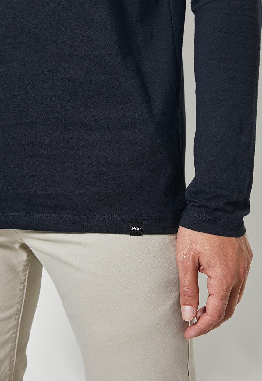 Superbalist - Nate long sleeve crew neck tee - navy