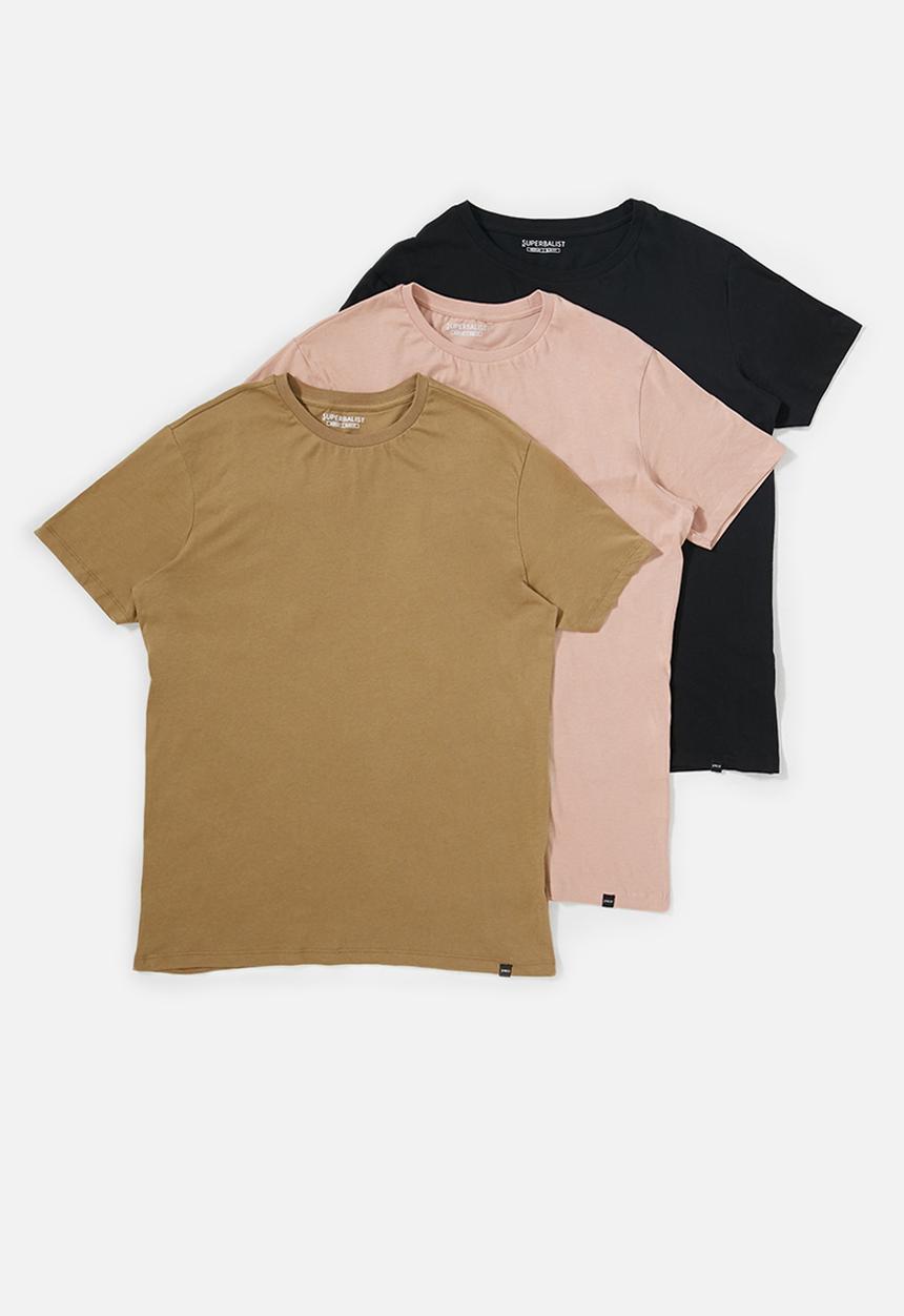 Superbalist - 3-pack nate crew neck tee - multi