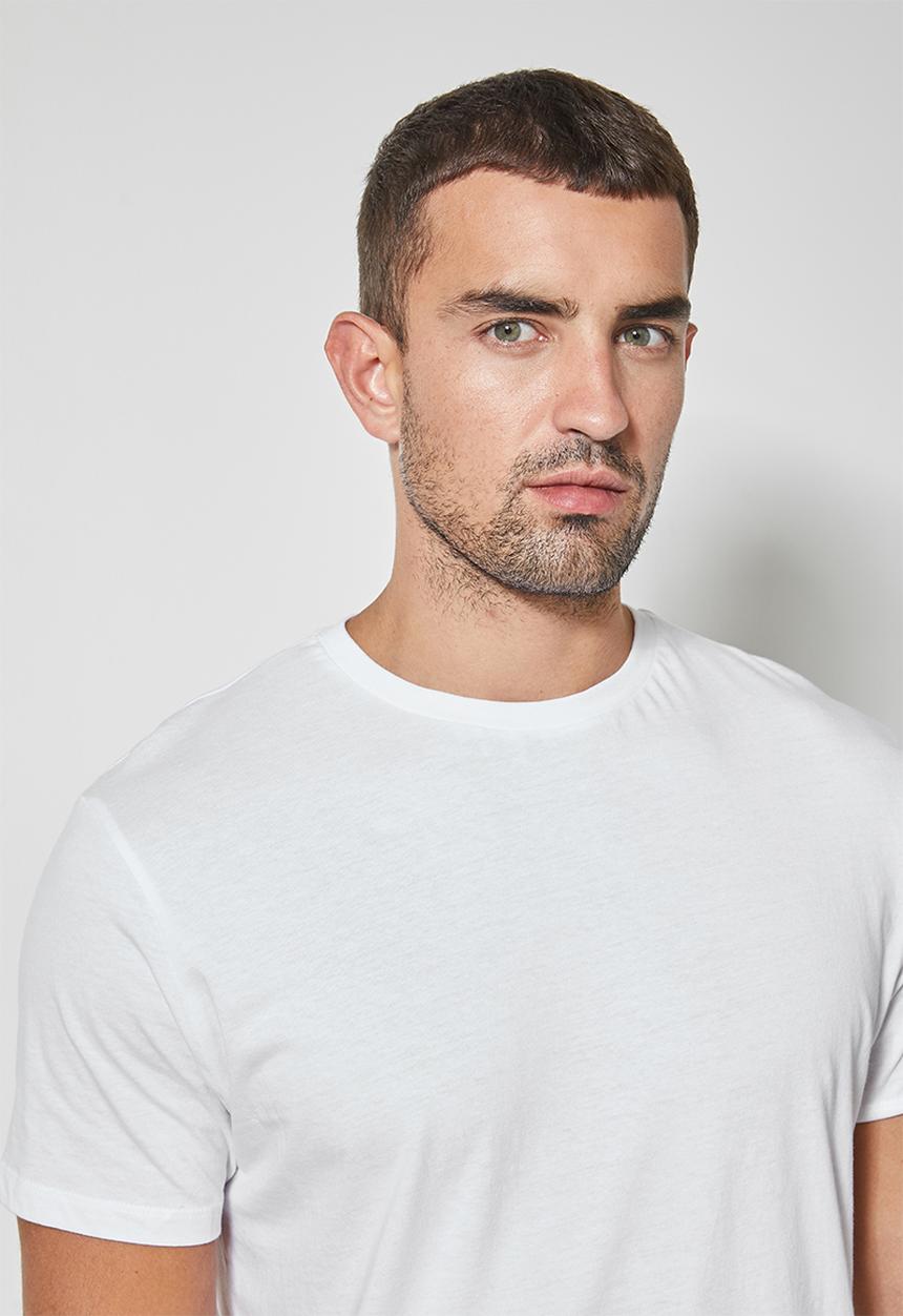 Superbalist - 2 Pack barney longline curved hem tee - black & white