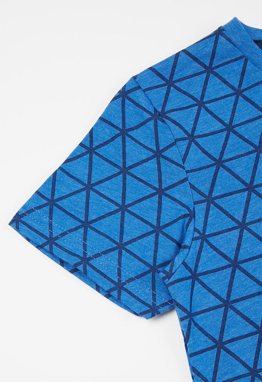 MINOTI - Printed T-shirt - blue 