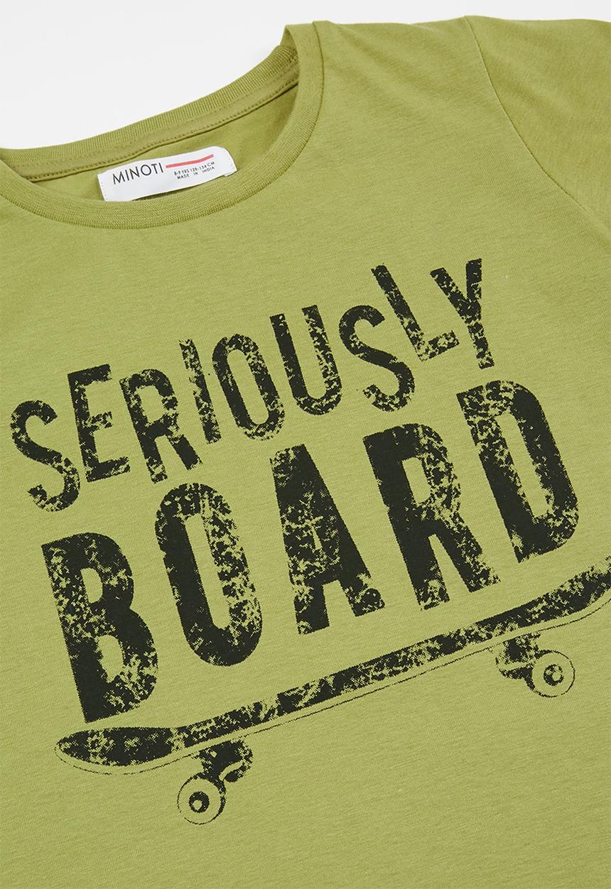 MINOTI - Seriously board T-shirt - khaki