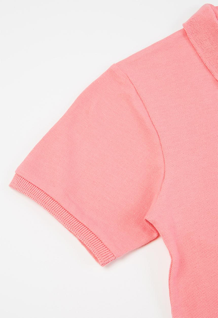 MINOTI - Boys basic pique polo - pink