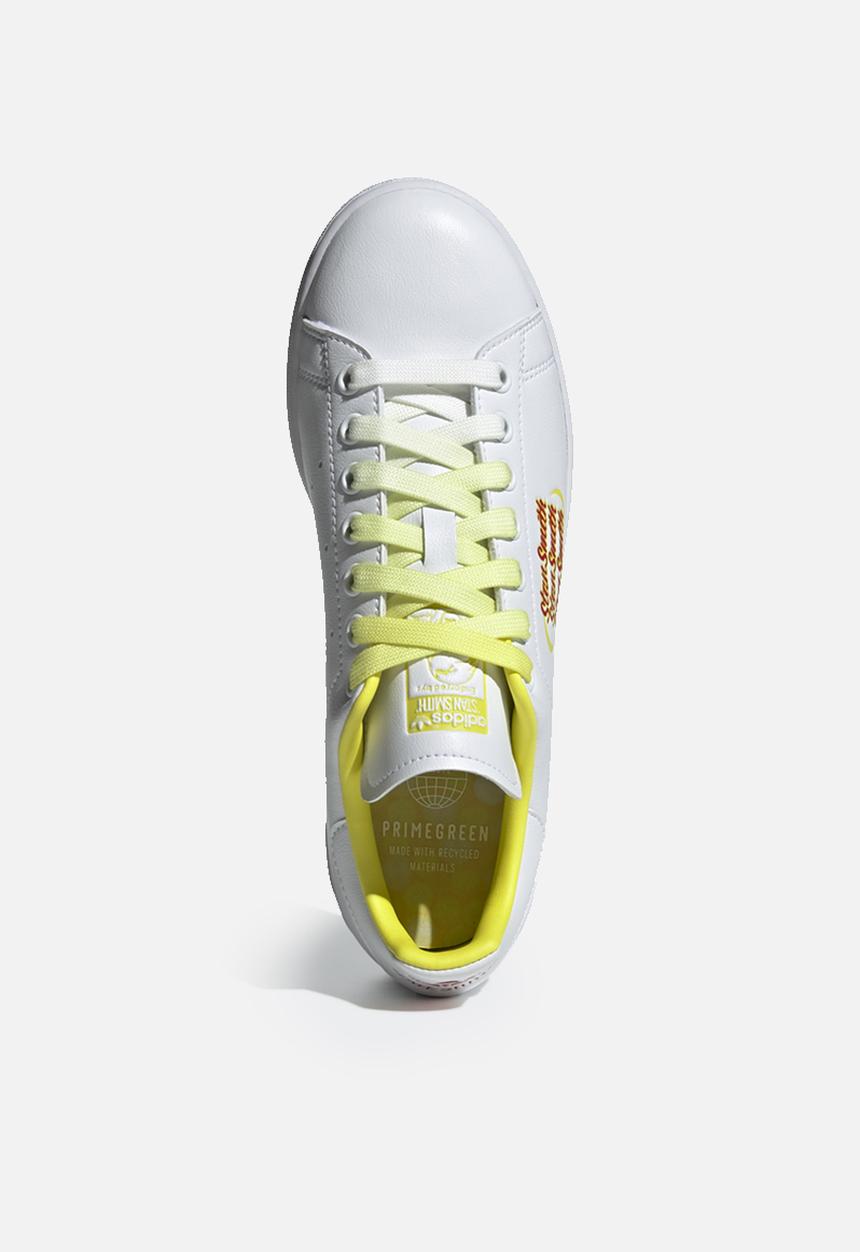 adidas Originals - Stan Smith w - ftwr white/scarlet/acid yellow