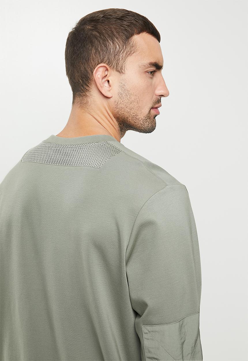 Nike - Nsw city made flc crew - olive
