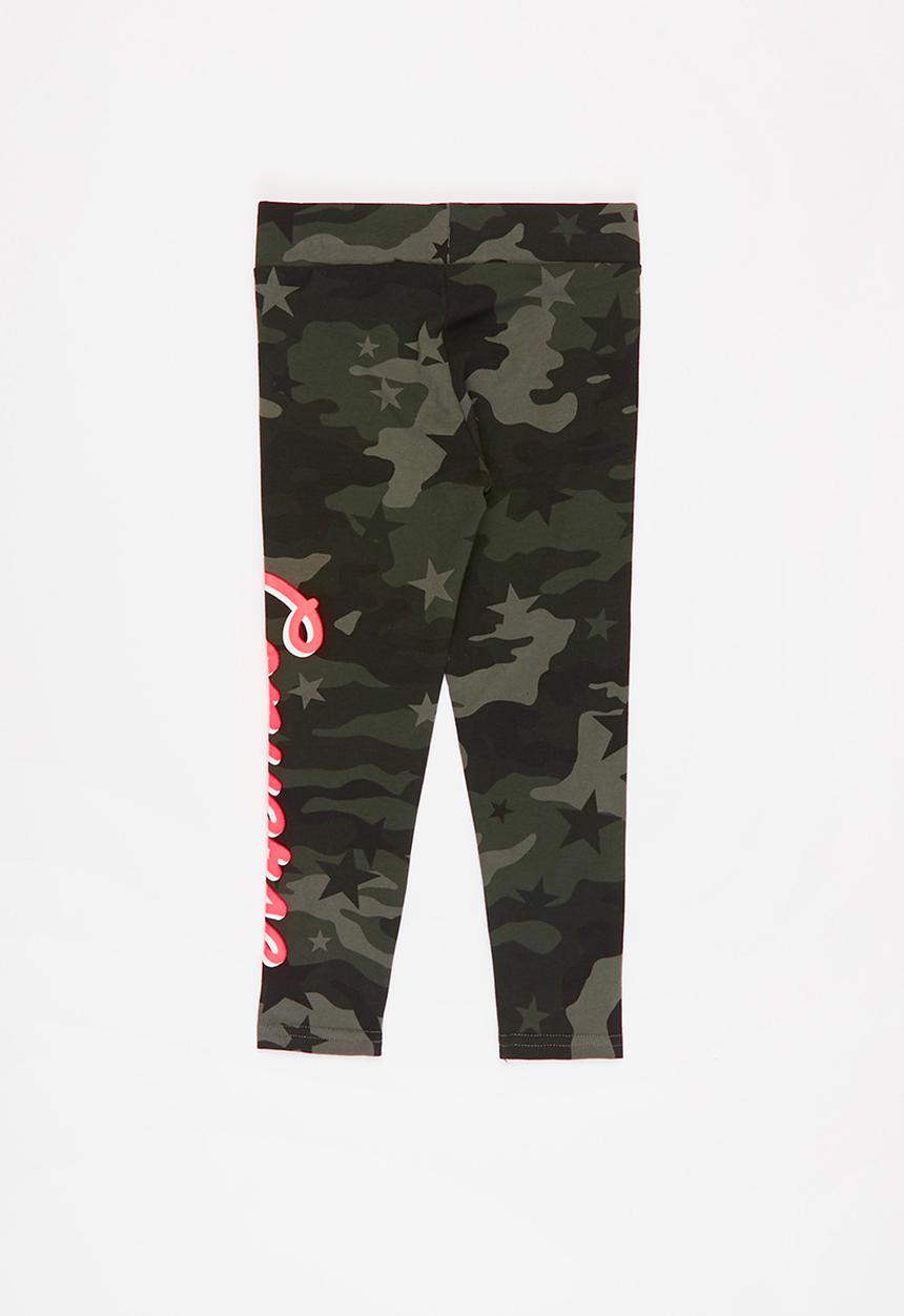 Converse - Cnvg camo all over print legging - green