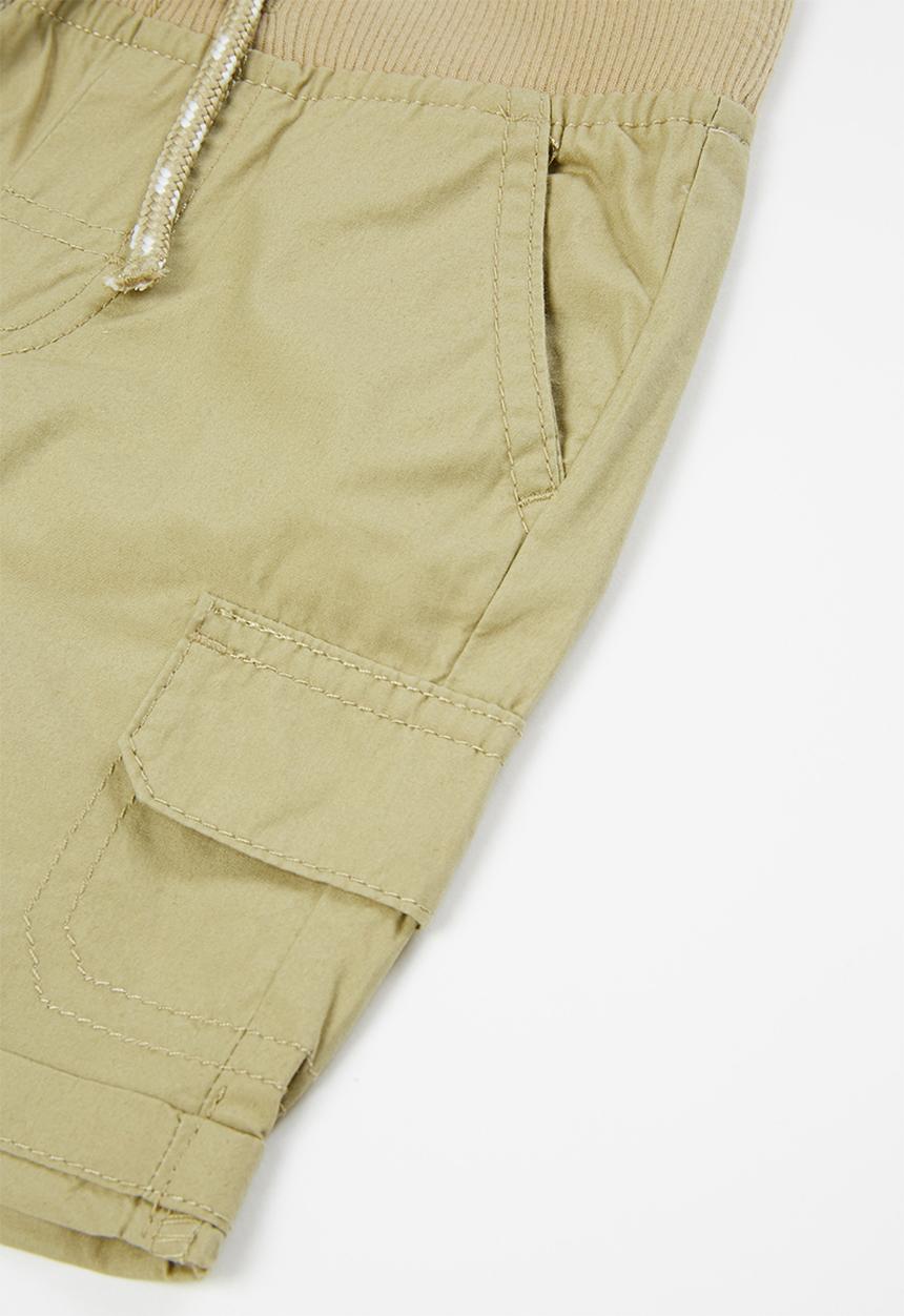 MINOTI - Boys basic poplin short - stone