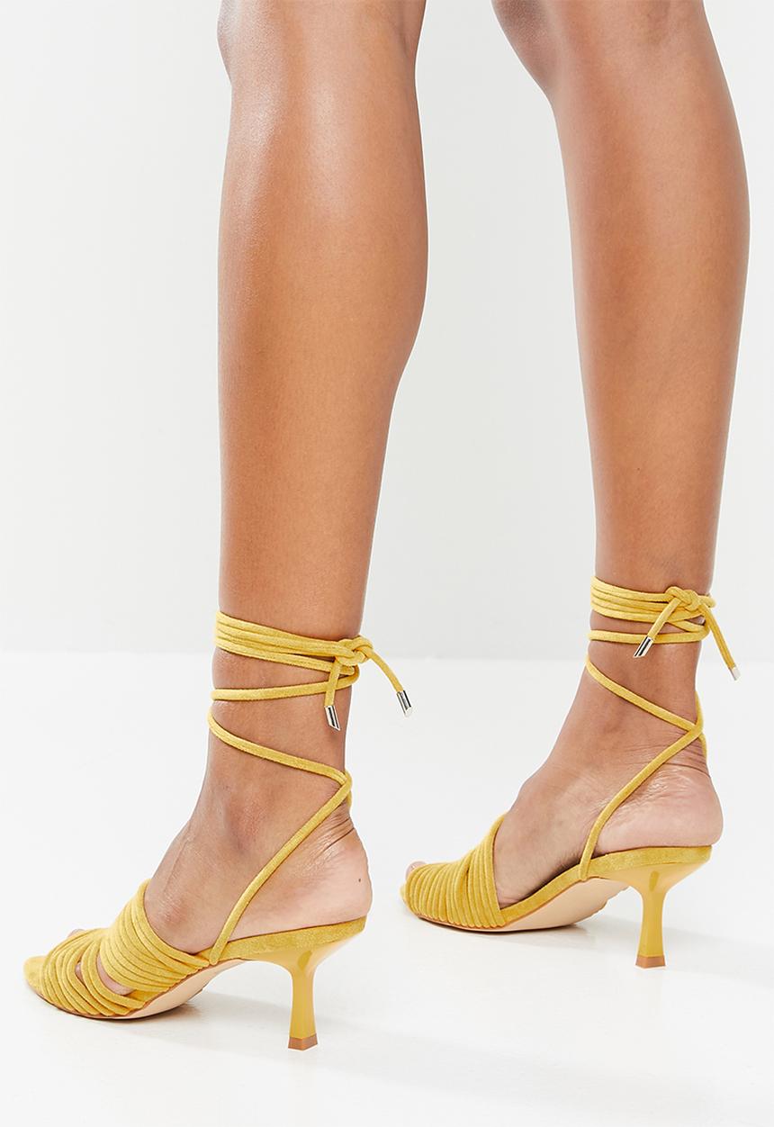 Z_Code_Z - Lada strappy heel - yellow