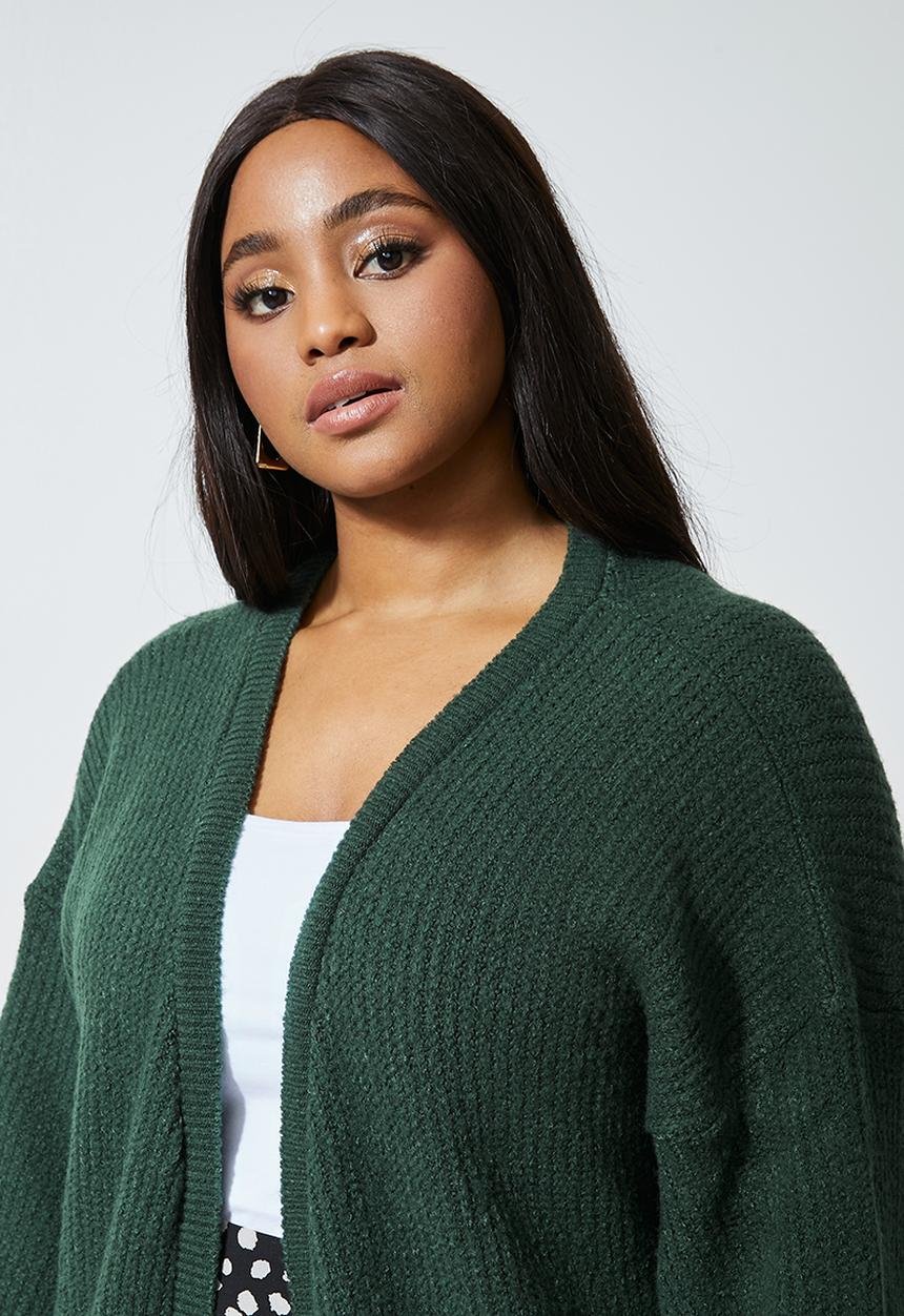 Superbalist - Soft knitwear cardi - green