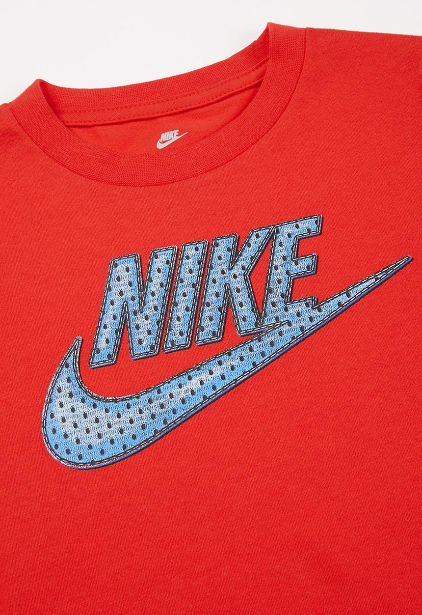 Nike - Faux jersey mesh futura tee - red