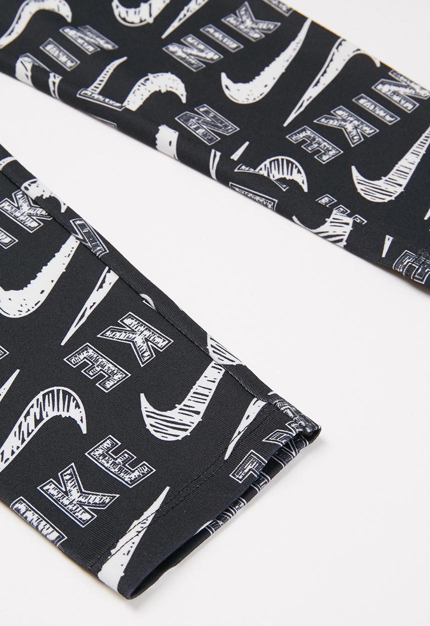 Nike - Nkg varsity scribble legging - black