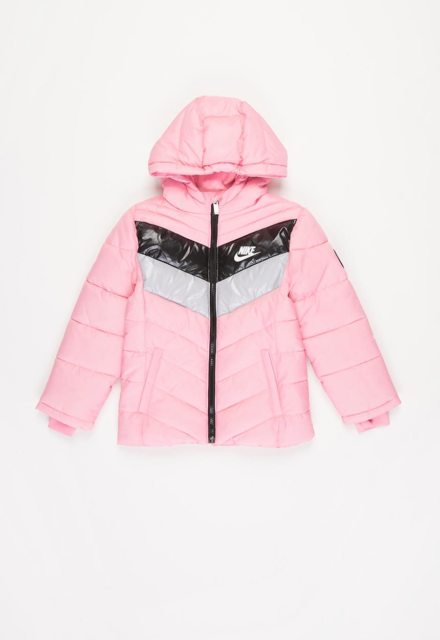 Nike - Nkg color block chevron puffer - pink