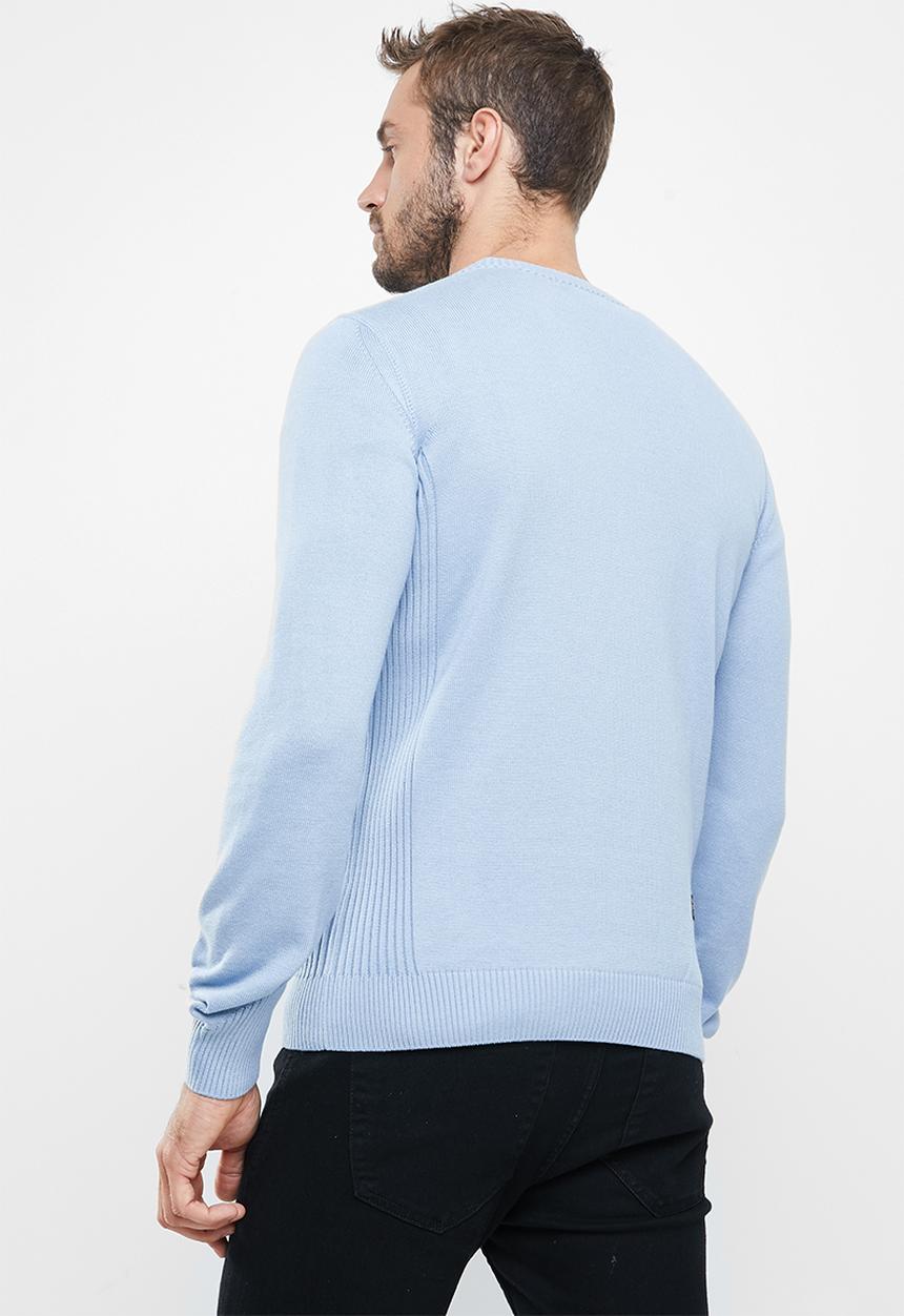 G-STAR - Classic sport v knit - blue