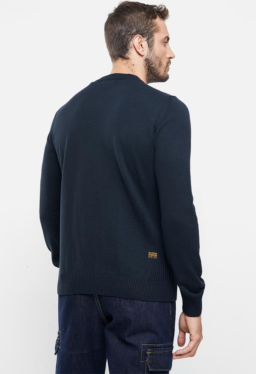 G-STAR - Classic sport r knit - blue