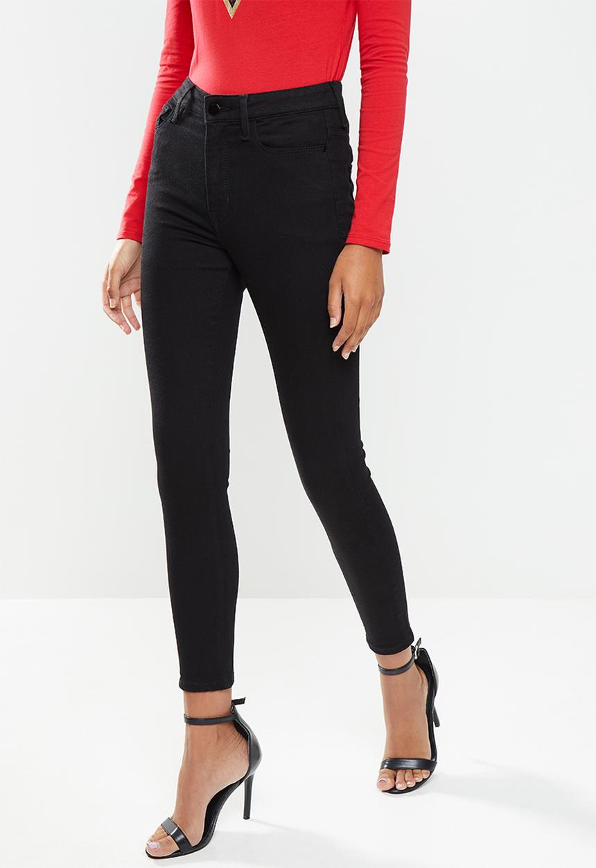 GUESS - High waist jean - black