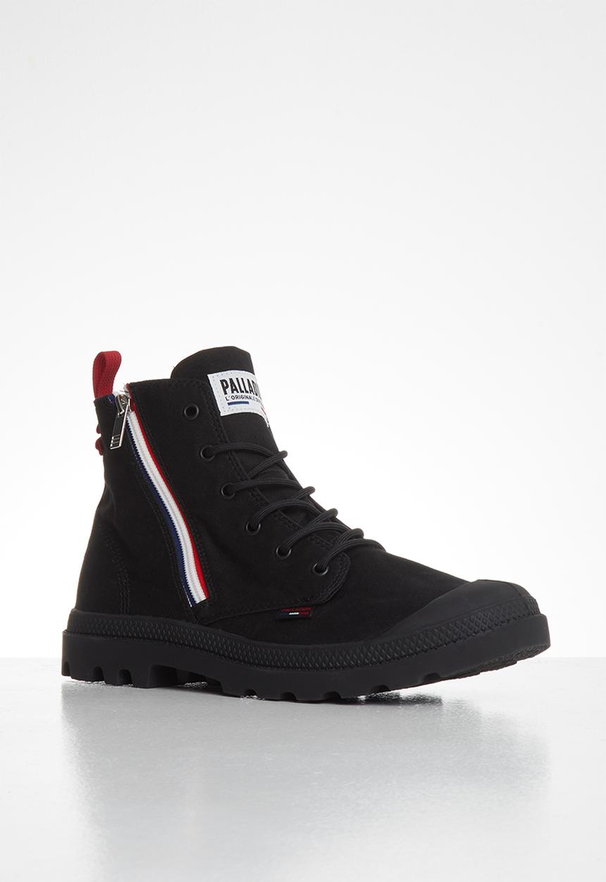 Palladium - Pampa french outzip - black