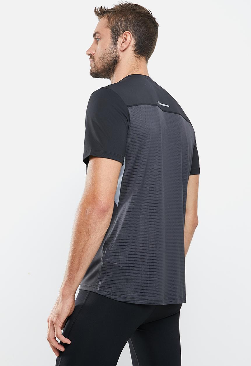ASICS - Race ss top - black & grey