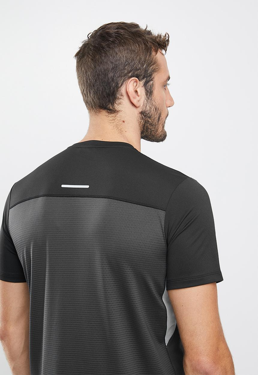 ASICS - Race ss top - black & grey