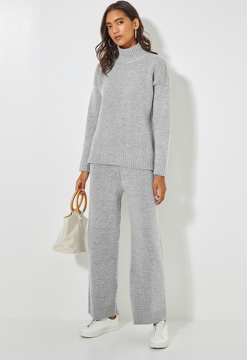 Superbalist - Wide leg pants - grey 