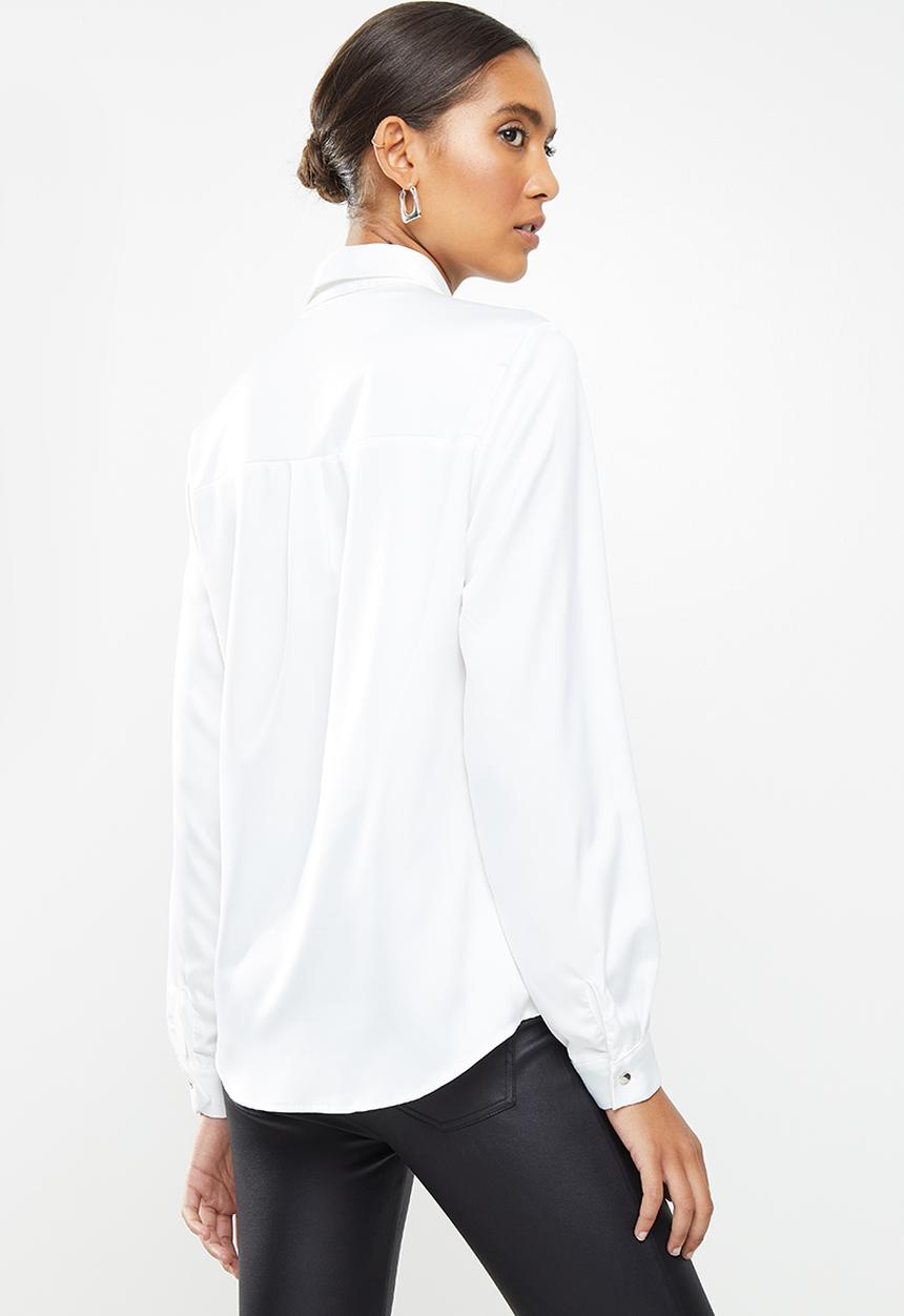SISSY BOY - Simple as that blouse - white