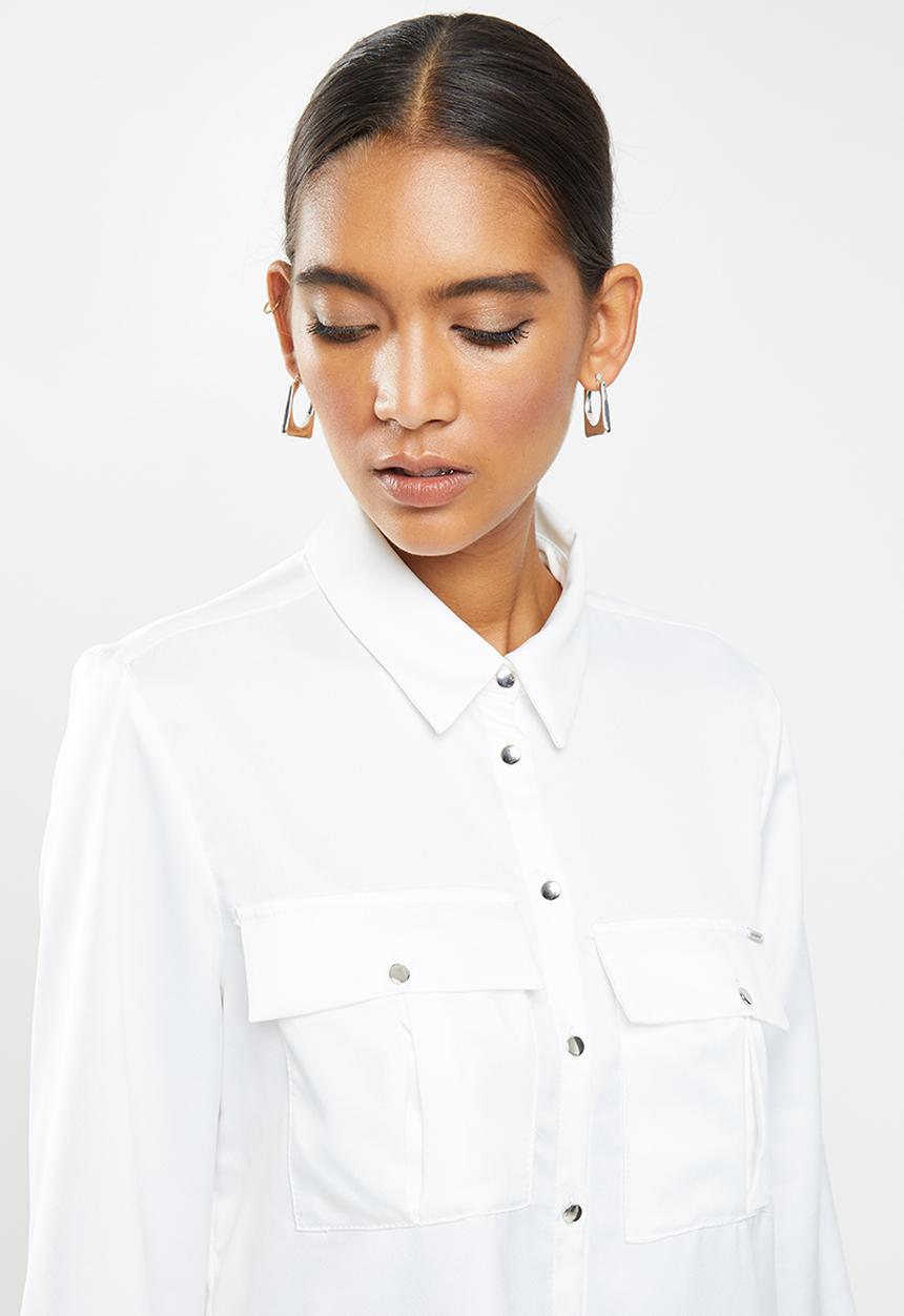 SISSY BOY - Simple as that blouse - white