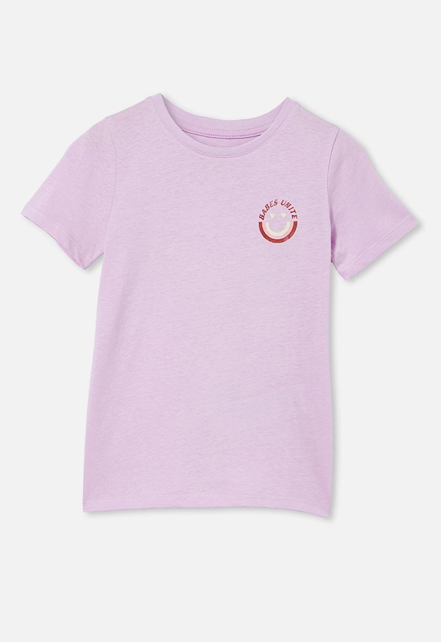 Cotton On - Penelope short sleeve tee - pale violet